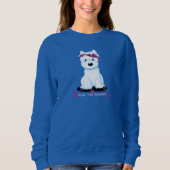 Westie Blossom Sweatshirt (Vorderseite)