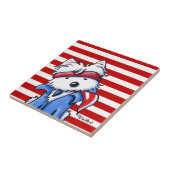 Westie Boss tile Fliese (Seite)