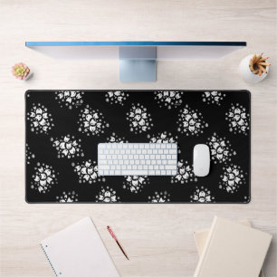 Westie Bouquets Desk Mat Schreibtischunterlage