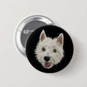 Westie Button (Vorne & Hinten)