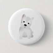Westie Button (Vorderseite)