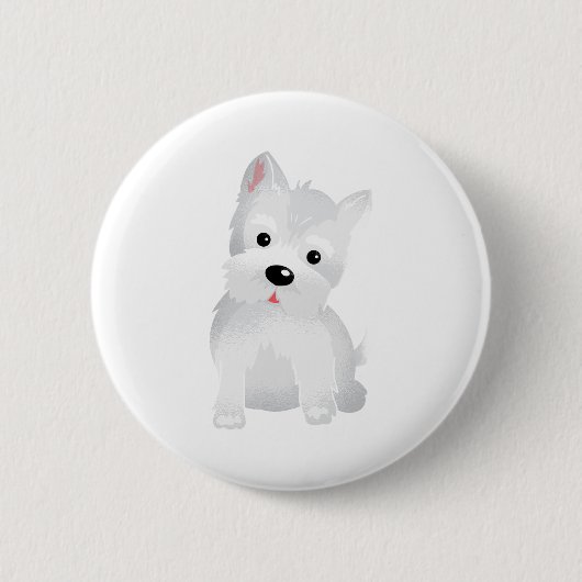 Westie Button (Vorderseite)