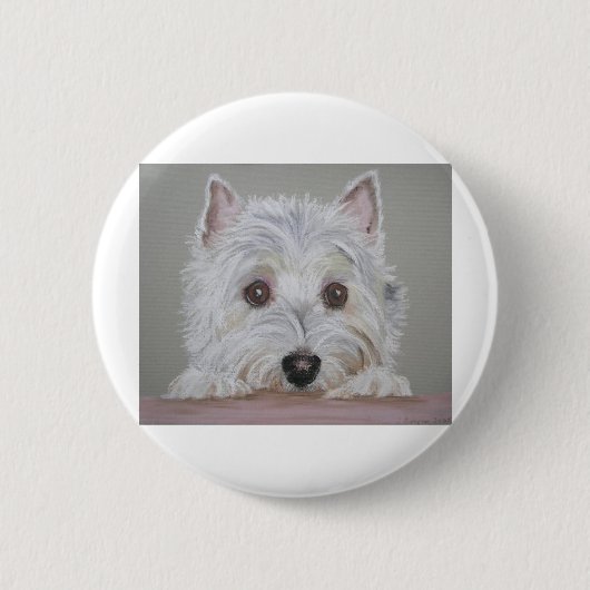 Westie Button (Vorderseite)