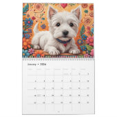 Westie Calendar 2024 Kalender (Jan 2026)