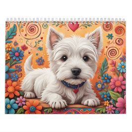 Westie Calendar 2024 Kalender