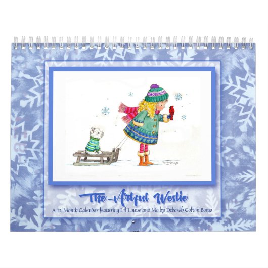 Westie Calendar von Deborah Borgo Kalender (Titelbild)