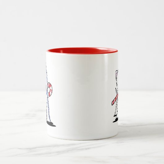 Westie Candy Cane Süsse Tasse (Mittel)