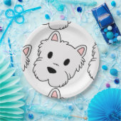 westie Cartoon head.png Pappteller (Party)