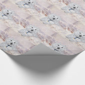 Westie Christmas Cheer Geschenkpapier (Ecke)