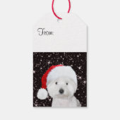 Westie Christmas Geschenkanhänger (Rückseite)