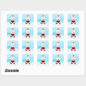 Westie Christmas Stickers (Blatt)