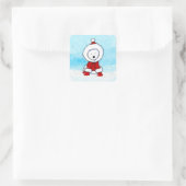 Westie Christmas Stickers (Tasche)