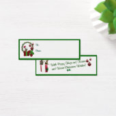 Westie Christmas wünscht Gift Tags (Schreibtisch)