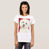 Westie Color Block T-Shirt (Vorne ganz)