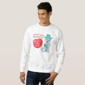 Westie Cowboy Valentine Sweatshirt (Vorne ganz)