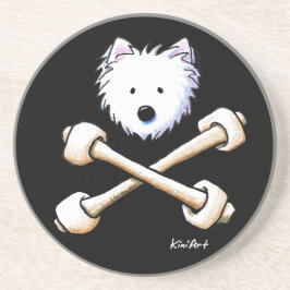 Westie & Crossbones Untersetzer