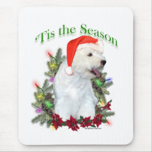 Westie 'Dies ist die Jahreszeit Mousepad