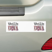 Westie DIVA Autoaufkleber (Auf Auto)