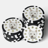 Westie Dog Art Poker Chips (Stapel)