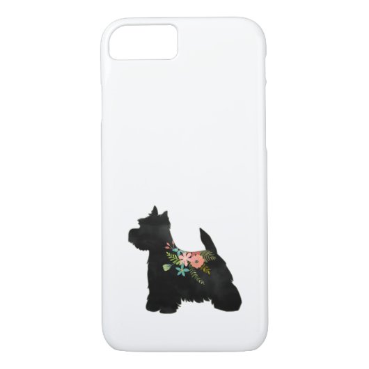 Westie Dog Breed Boho Silhouette Case-Mate iPhone Hülle (Rückseite)