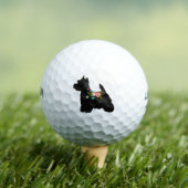 Westie Dog Breed Boho Silhouette Golfball (Insitu T-Shirt)