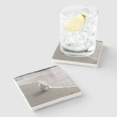 Westie Dog Foto Stone Untersetzer (Seitenansicht)