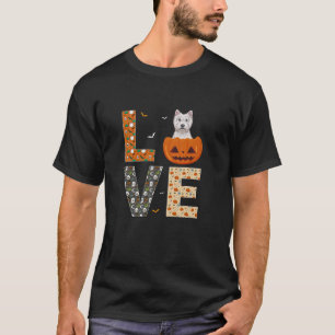 Westie Dog Lovers Boys Girls Kinder Witziges Hallo T-Shirt