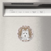 Westie Dog Magnet (In Situ (Geschirrspüler))