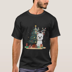 Westie Dog Tree Christmas Sweater Xmas Pet Dog Lov T-Shirt