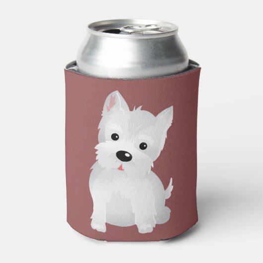 Westie Dosenkühler (Kanne Vorderseite)