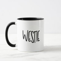 Westie Edgy Style Minimalist Chic & Lustig
