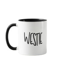 Westie Edgy Style Minimalist Chic & Lustig