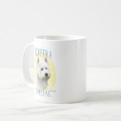 Westie Eggstra Special Kaffeetasse (Vorderseite Links)