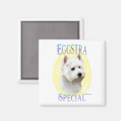 Westie Eggstra Special - Magnet (Vorderseite/Rückseite)