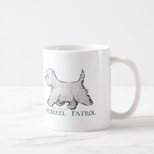 Westie Eichhörnchen-Patrouille Kaffeetasse