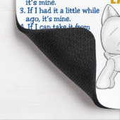 Westie Eigentums-Gesetze 4 Mousepad (Ecke)