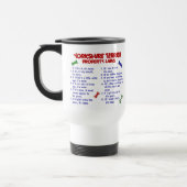 Westie Eigentums-Gesetze 4 Reisebecher (Links)