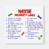 WESTIE-Eigentumsrechte 2 Magnet (Vorne)