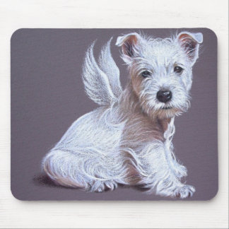 Westie Engel Mousepad
