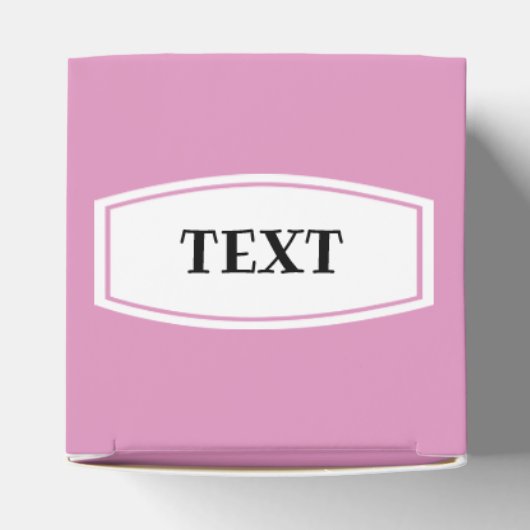 Westie Favor Box Pink Hearts Geschenkschachtel (Oben)