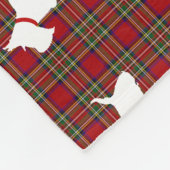 Westie Fleecedecke (Ecke)