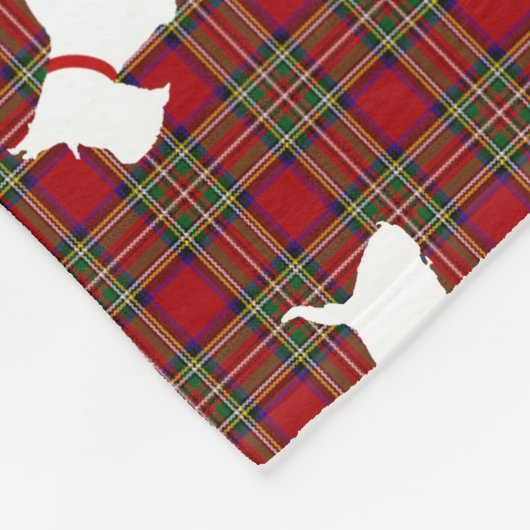 Westie Fleecedecke (Ecke)