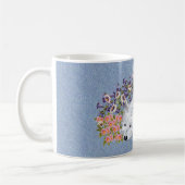 Westie Floral Repose Kaffeetasse (Links)
