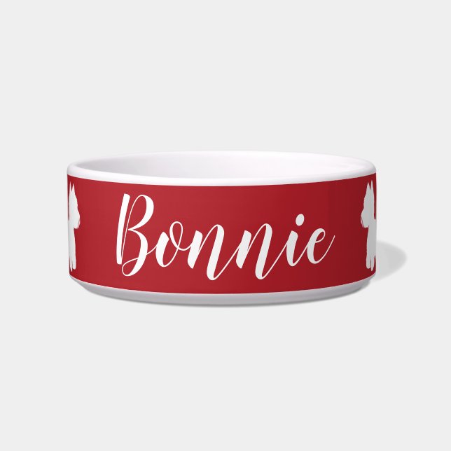 Westie Food and Water Bowl Napf (Vorderseite)