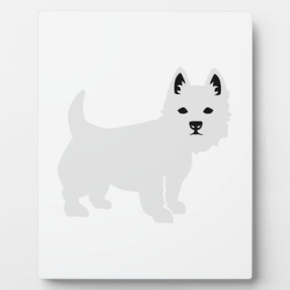Westie Fotoplatte