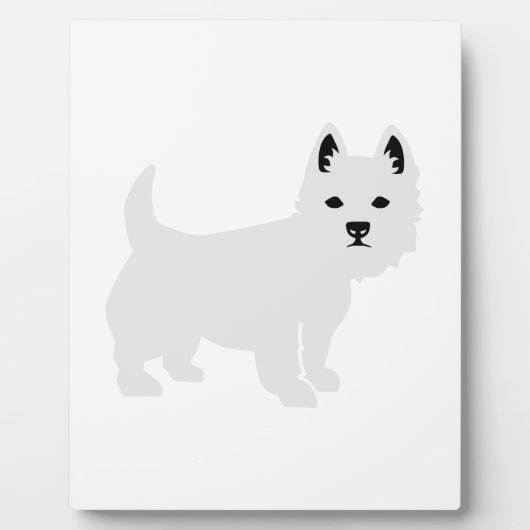 Westie Fotoplatte (Vorderseite)