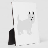 Westie Fotoplatte (Seite)
