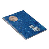 Westie Full Moon Notebook Notizblock (Rechte Seite)