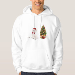Westie Funny Christmas Dog mit Baum Hoodie