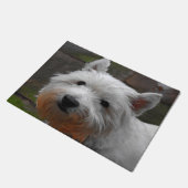 Westie Fußmatte (Schrägansicht)